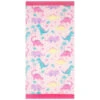 B&M Children's Beach Towel - Dinosaur -Household Items Shop 393914 childrens beach towel pink dinosaur 2