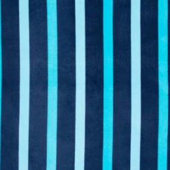 B&M Adult's Beach Towel - Blue Stripes -Household Items Shop 393917 adult printed beach towel blue stripe 4