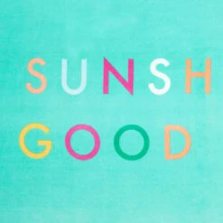 B&M Adult's Beach Towel - Sunshine & Good Times 9 B&M Adult's Beach Towel - Sunshine & Good Times -Household Items Shop 393919 adult slogan beach towel sunshine and good times 3