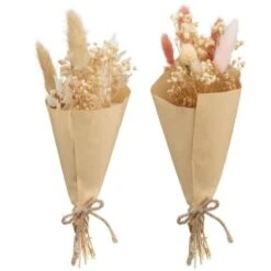 B&M Mini Dried Flower Bunch - Neutral -Household Items Shop 394317 mini dried bunch group