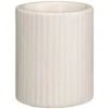 B&M Ribbed Tealight Holder - Cream -Household Items Shop 394331 tealight holder