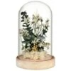 B&M Floral Decoration In Glass - Green -Household Items Shop 394343 floral decoration in glass