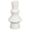 B&M Small Shaped Vase - White 2 B&M Small Shaped Vase - White -Household Items Shop 394351 shaped vase white
