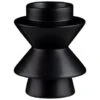 B&M Eden Life Ceramic Candle Holder - Black -Household Items Shop 394358 black candle holder