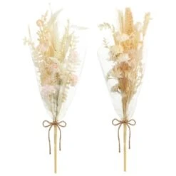 B&M Dried Flower Bunches - Pink -Household Items Shop 394378 neutral dried bunches group