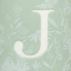 B&M Floral Alphabet Mug (Assorted) -Household Items Shop 394397 floral alphabet mug green j 2