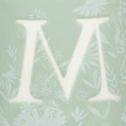 B&M Floral Alphabet Mug (Assorted) -Household Items Shop 394397 floral alphabet mug green m 2