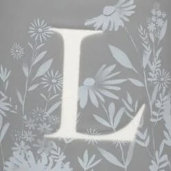 B&M Floral Alphabet Mug (Assorted) -Household Items Shop 394397 floral alphabet mug grey l 2