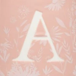 B&M Floral Alphabet Mug (Assorted) -Household Items Shop 394397 floral alphabet mug pink a 2