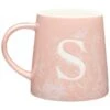 B&M Floral Alphabet Mug (Assorted) -Household Items Shop 394397 floral alphabet mug pink s