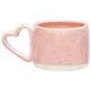 B&M Heart Handle Speckled Mug -Household Items Shop 394404 heart handle speckled mug