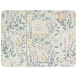B&M Floral Placemat & Coaster Set 8pc -Household Items Shop 394455 floral placemat and coaster set 8pc