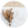 B&M Pampas Grass Hanging Plaque 2 B&M Pampas Grass Hanging Plaque -Household Items Shop 394461 pampas hanging plaque 2