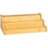 B&M Extendable 2 Tier Bamboo Cupboard Organiser -Household Items Shop 394547 extendable bamboo cupboard organiser