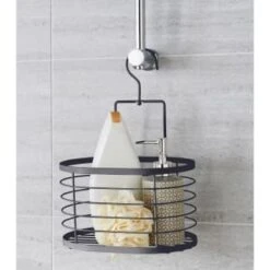 B&M Hanging Bathroom Caddy - Grey 9 B&M Hanging Bathroom Caddy - Grey -Household Items Shop 394578 hanging caddy grey