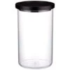 B&M Canister With Airtight Wooden Lid 750ml -Household Items Shop 394622 0 75l canister with black lid 2