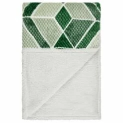 B&M Simply Geo Waffle Throw - Green 9 B&M Simply Geo Waffle Throw - Green -Household Items Shop 394920 simply geo waffle throw green 3