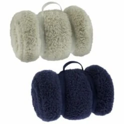 B&M Simply Teddy Navy Rolled Throw -Household Items Shop 394930 394931 teddy throw group