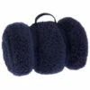 B&M Simply Teddy Navy Rolled Throw -Household Items Shop 394931 teddy throw navy