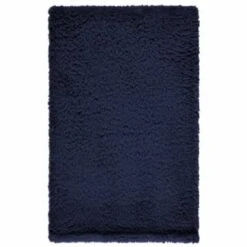 B&M Simply Teddy Navy Rolled Throw -Household Items Shop 394931 teddy throw navy 4