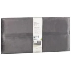 B&M Velvet Storage Box - Grey -Household Items Shop 395861 velvet storage box grey