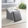 B&M Square Storage Cube - Grey -Household Items Shop 395863 square cube grey