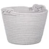 B&M Cara Rope Basket With Handle - Grey -Household Items Shop 395880 cara rope basket with handle grey