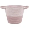 B&M Two Tone Rope Basket - Pink -Household Items Shop 395885 two tone rope basket pink