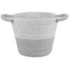 B&M Two Tone Rope Basket - Grey -Household Items Shop 395887 two tone rope basket grey