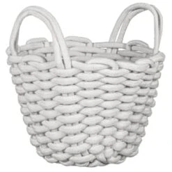B&M Thick Rope Basket - Grey