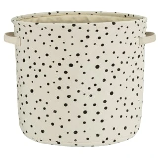 B&M Spot Fabric Basket - Cream 3 B&M Spot Fabric Basket - Cream