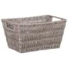 B&M Paper Rope Basket - Grey 1 B&M Paper Rope Basket - Grey -Household Items Shop 395984 paper rope basket grey