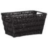 B&M Paper Rope Basket - Black -Household Items Shop 395985 paper rope basket black