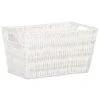 B&M Paper Rope Basket - White -Household Items Shop 395987 paper rope basket white