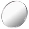 B&M Silver Round Small Mirror -Household Items Shop 396379 silver round small mirror