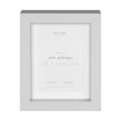 B&M New York Box Photo Frame - 4 X 6" - Grey -Household Items Shop 396450 new york box frame 5x7 grey