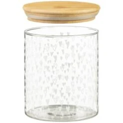 B&M Printed Glass Bamboo Storage Jars 3pc 8 B&M Printed Glass Bamboo Storage Jars 3pc -Household Items Shop 396485 3pk printed glass bamboo storage jars 4