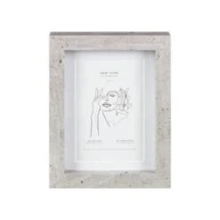 B&M Concrete Effect Photo Frame 4 X 6" -Household Items Shop 396620 concrete effect frame 4x6 1