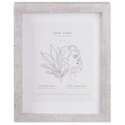 B&M Concrete Effect Photo Frame 6 X 8" 5 B&M Concrete Effect Photo Frame 6 X 8" -Household Items Shop 396621 concrete effect frame 6x8 1