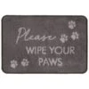 B&M Super Soft Pet Doormat - Grey -Household Items Shop 397104 super soft pet doormat grey