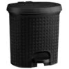 B&M Knit Peddle Bin - Black 2 B&M Knit Peddle Bin - Black -Household Items Shop 400122 black knit peddle bin